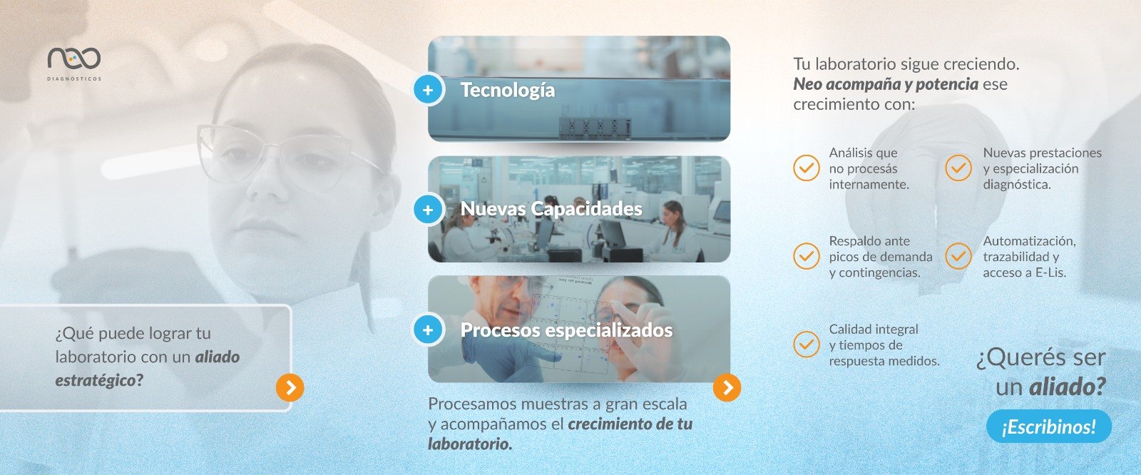 Neo Diagnósticos strategic-ally B2B piece