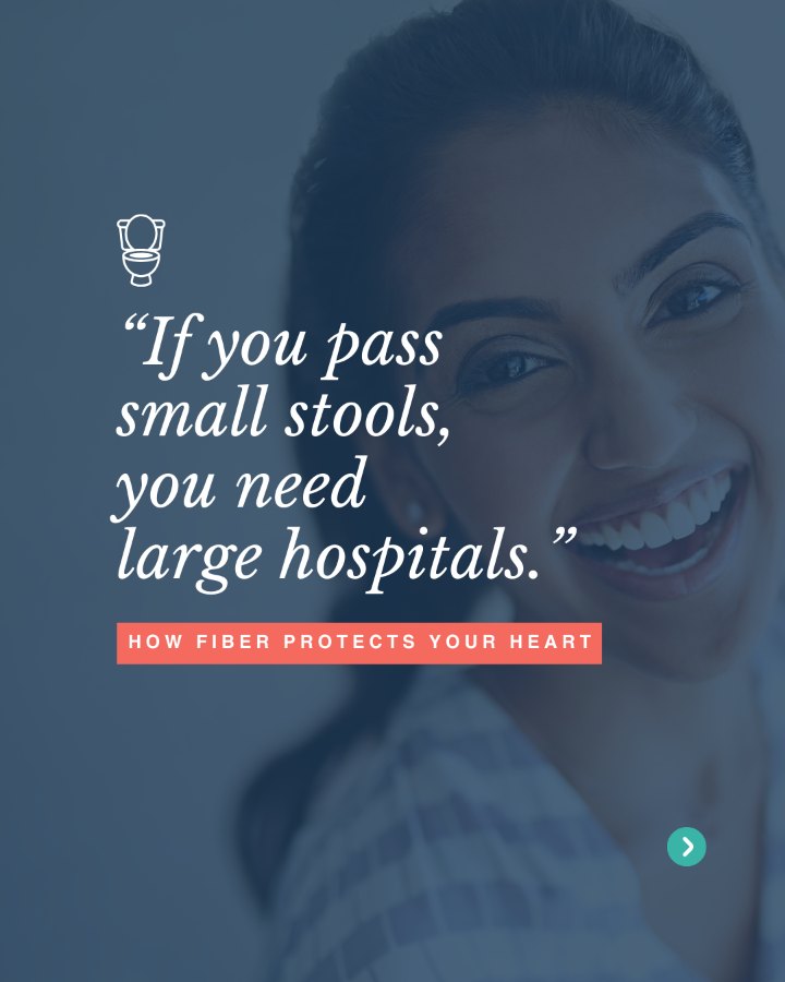Fibre and heart-health quote card